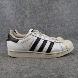 Adidas Shoes Mens 5.5 Sneakers Superstar Casual Trainers Athletic Lace Up White